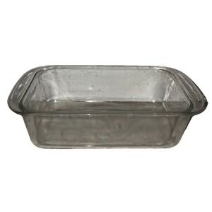 Glass Baking Dish‎ Lasagna Casserole Rectangle  8x5x3 1 qt Clear